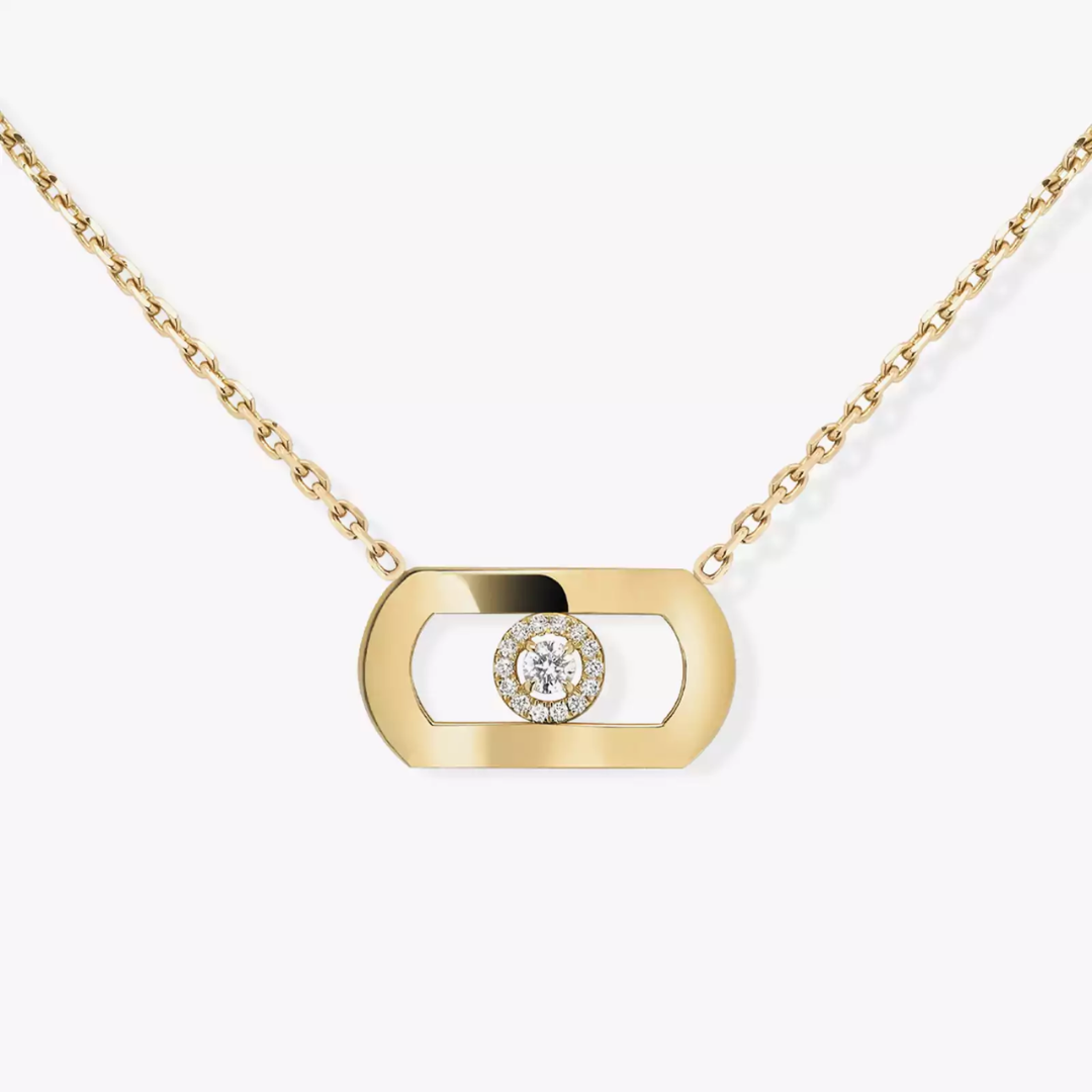 So Move Diamond Necklace 18ct Gold