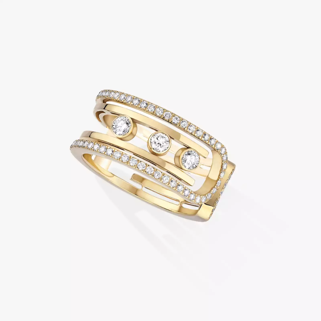Move 10th Diamond Ring 18ct Gold