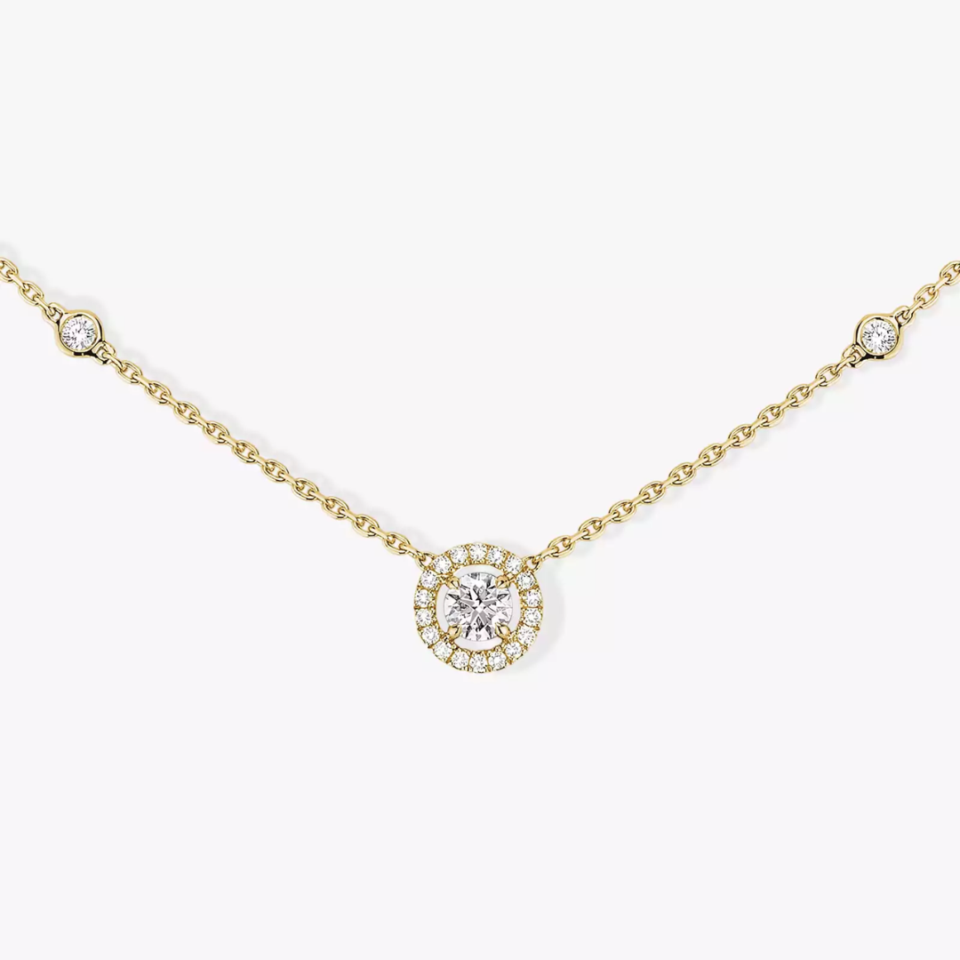 Joy Round Necklace 18ct Gold