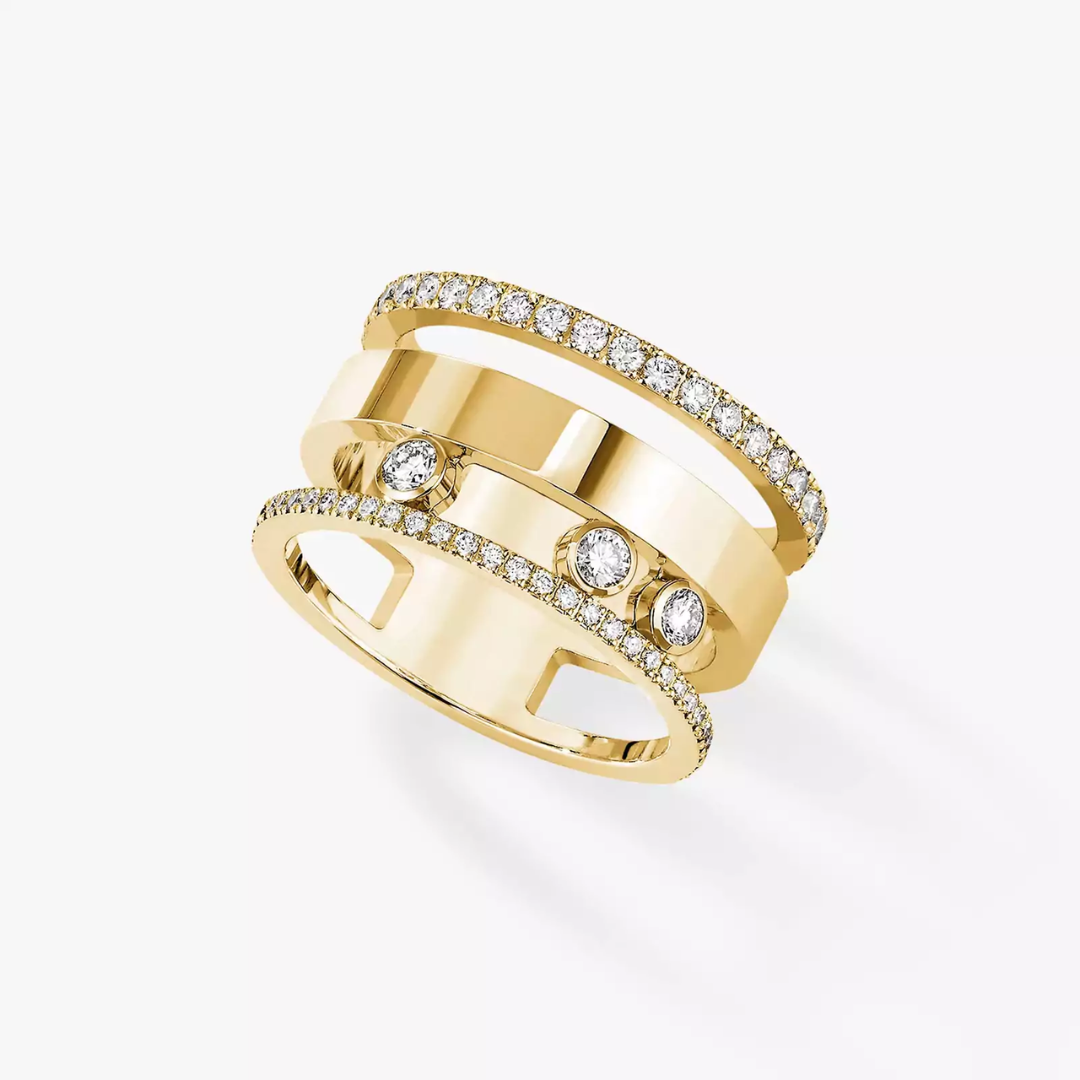Move Romane Large Diamond Ring 18ct Gold
