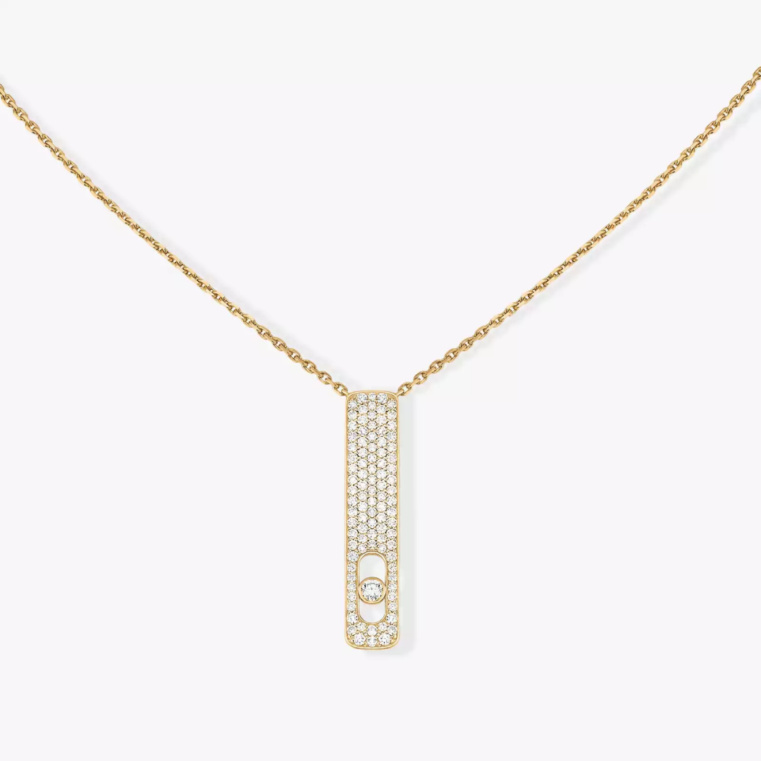 My First Diamond Pavé Necklace 18ct Gold