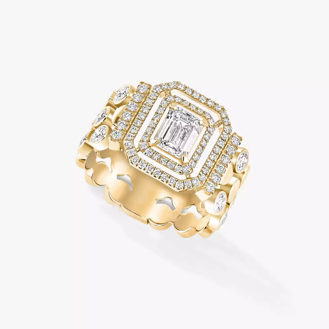 D-Vibes Multi-Row Ring Diamond Ring 18ct Gold