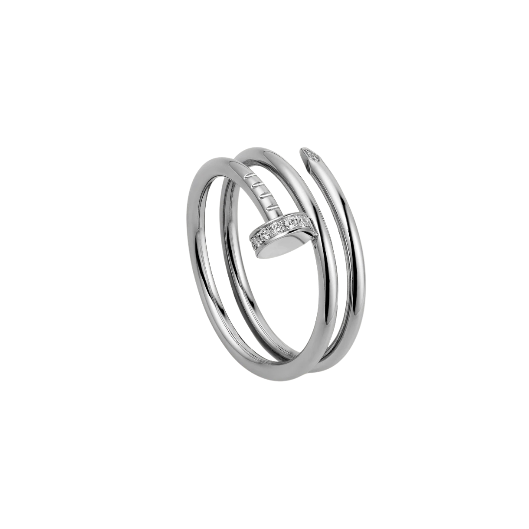 Cartier Juste Un Clou Ring Double Diamond Tip 18ct Gold