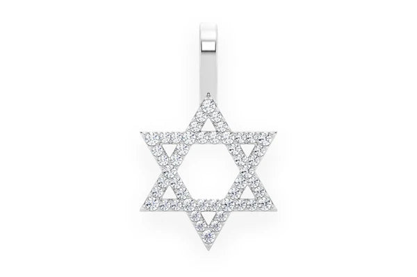 Erkals Jewellers David Pendant 18K Gold Diamond 0.25ctw