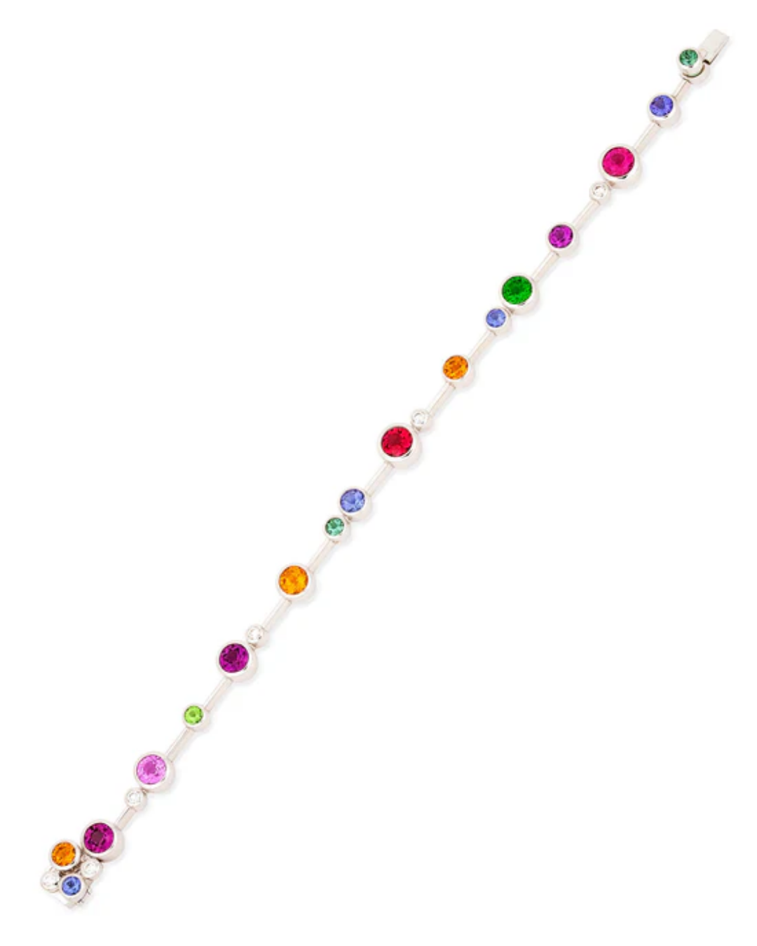 Raindance Rainbow Watercolour Gold Bracelet