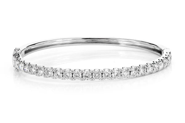 Erkals Jewellers Diamond Scallop Bracelet 18K White Gold 4.05ctw
