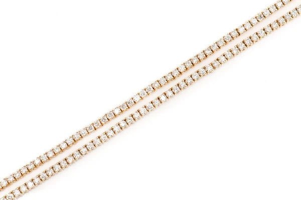 Erkals Jewellers 2pt Prong Set Diamond Tennis Necklace 18K Gold 5.50ctw