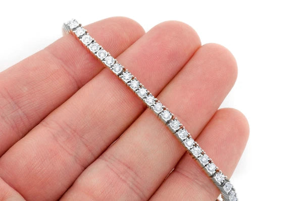 Erkals Jewellers 6pt Miracle Set Diamond Tennis Bracelet 18K Gold 2.75ctw