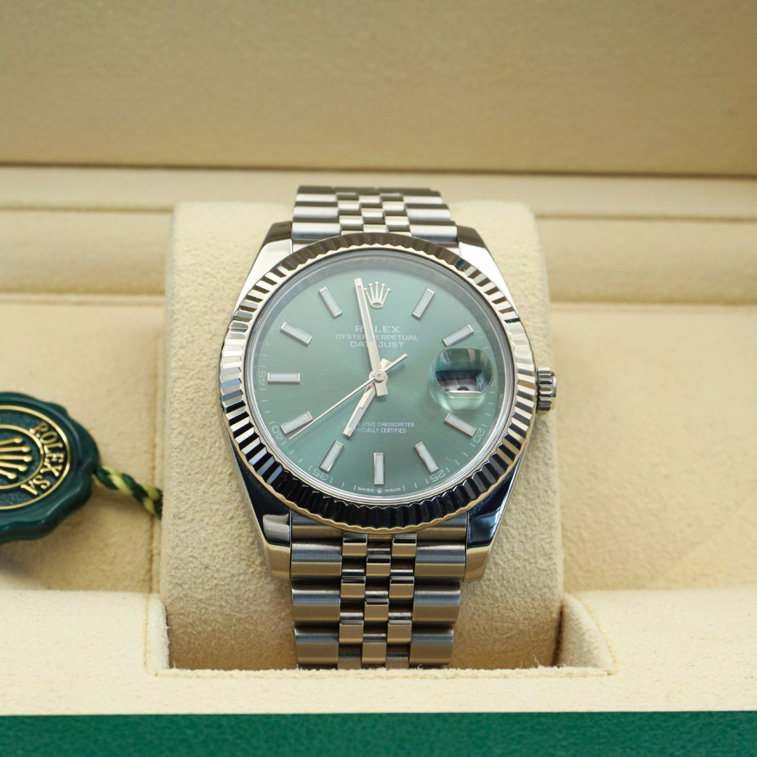 Rolex Datejust 41 126334 Mint Green Dial Jubilee 2023