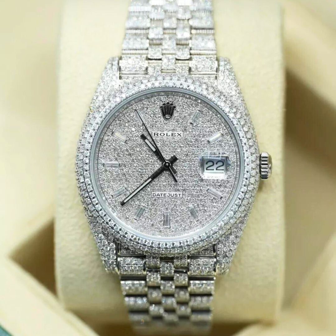 Rolex Datejust 41 126300 HoneyComb Diamond Baguette Dial Jubilee 2024