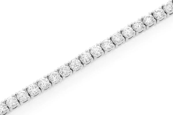 Erkals Jewellers 10pt Prong Set Diamond Tennis Bracelet 18K Gold 4.50ctw