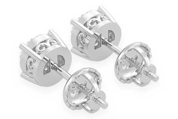 Erkals Jewellers Mosaic Stud Earrings 18K Gold 0.25ctw