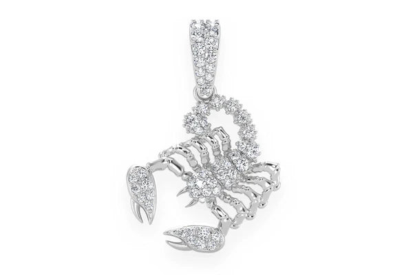 Erkals Jewellers Scorpion Pendant 18K Gold Diamond 0.25ctw