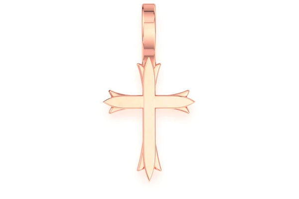 Erkals Jewellers Triple Point Cross Pendant 18K Gold