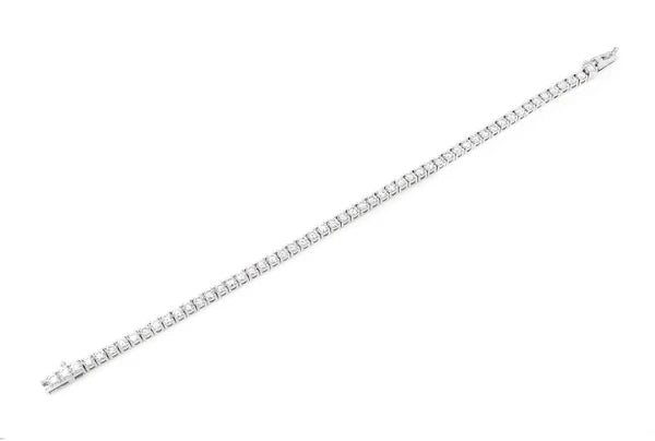 Erkals Jewellers 12pt Prong Set Diamond Tennis Bracelet 18K Gold 8.25ctw