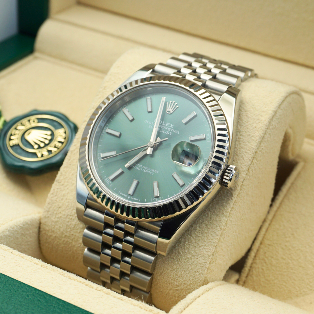 Rolex Datejust 41 126334 Mint Green Dial Jubilee 2023