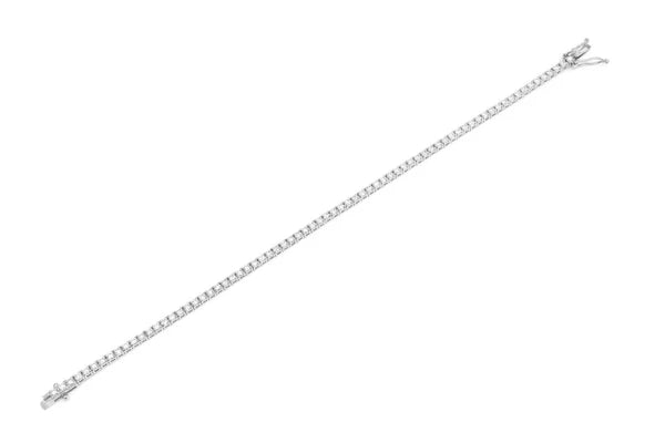 Erkals Jewellers 4pt Prong Set Diamond Tennis Bracelet 18K Gold 3.75ctw