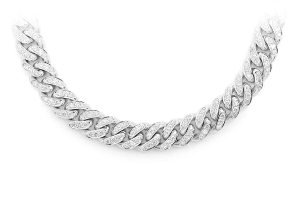 Erkals Jewellers Miami Cuban Link Necklace 8mm 18K Gold 9.00ctw
