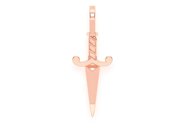 Erkals Jewellers Dagger Pendant 18K Gold