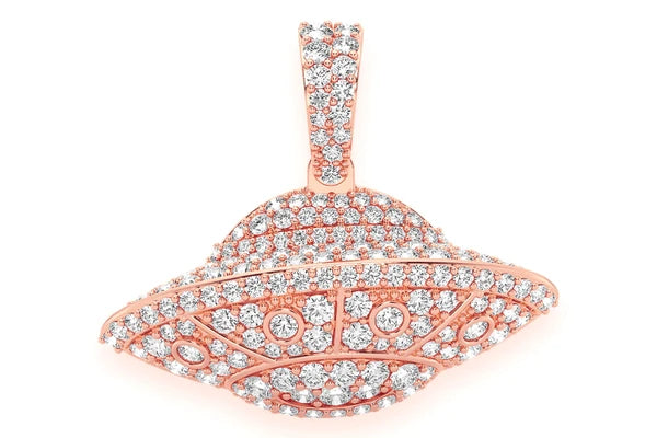 Erkals Jewellers UFO Diamond Pendant 18K Gold 1.25ctw