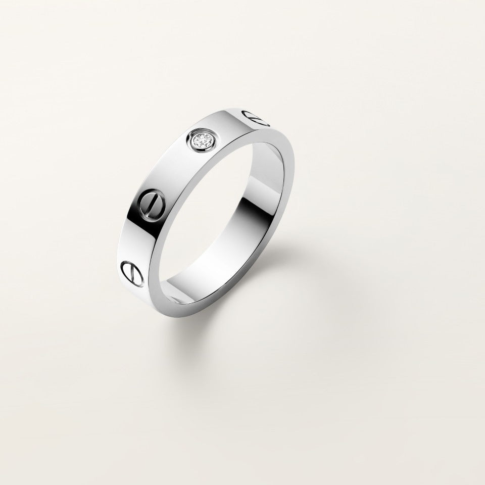 Cartier LOVE Ring Small Model 1 Diamond White Gold