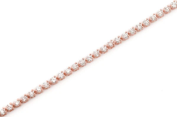 Erkals Jewellers 3pt Prong Set Diamond Tennis Bracelet 18K Gold 2.50ctw