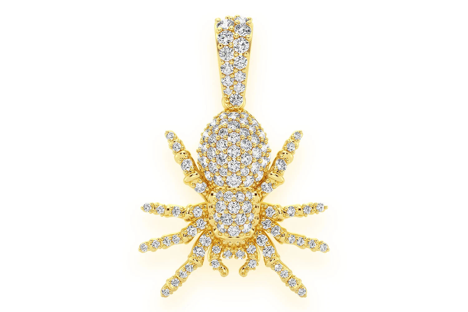 Erkals Jewellers Spider Pendant 18K Gold Diamond 0.70ctw