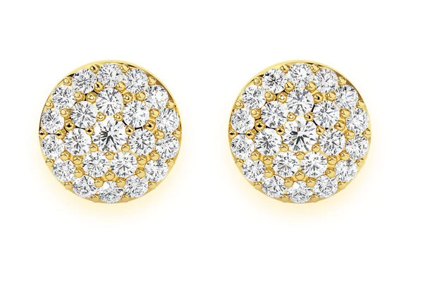 Erkals Jewellers Mini Dot Stud Earrings 18K Gold 0.15ctw