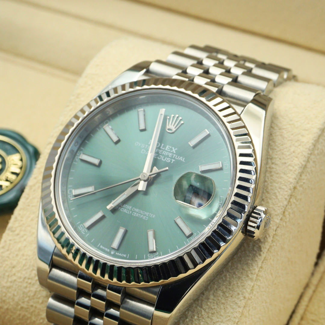 Rolex Datejust 41 126334 Mint Green Dial Jubilee 2023