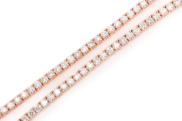 Erkals Jewellers 10pt Prong Set Diamond Tennis Necklace 18K Gold 14.75ctw
