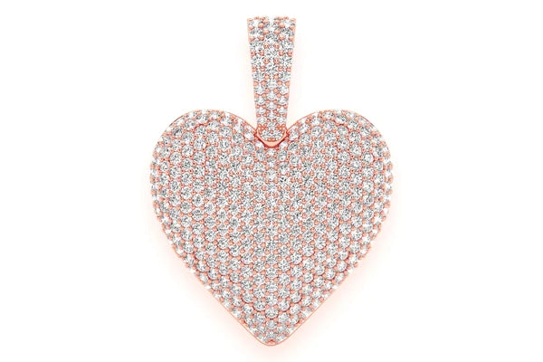 Erkals Jewellers Full Heart Pendant 18K Gold Diamond 1.25ctw