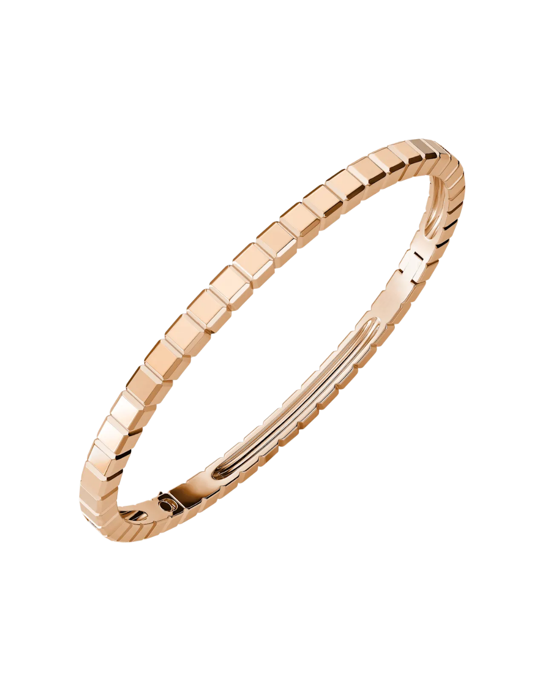 Ice Cube Bangle 18ct Rose Gold