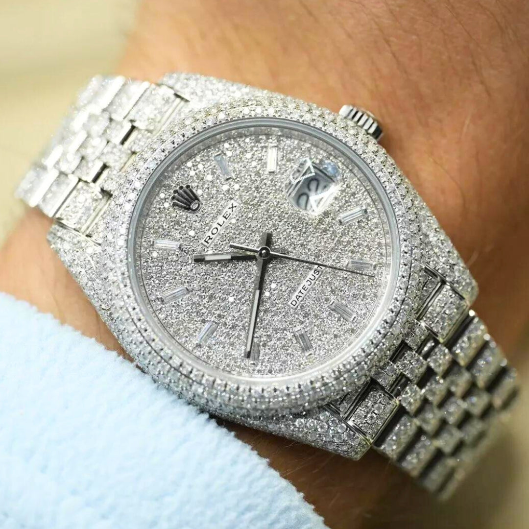 Rolex Datejust 41 126300 HoneyComb Diamond Baguette Dial Jubilee 2024
