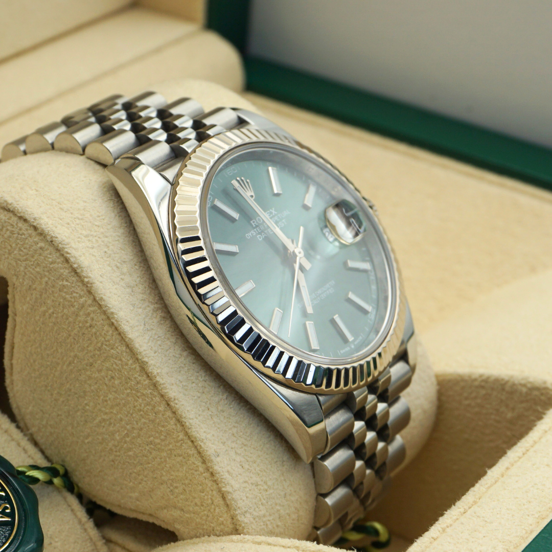 Rolex Datejust 41 126334 Mint Green Dial Jubilee 2023