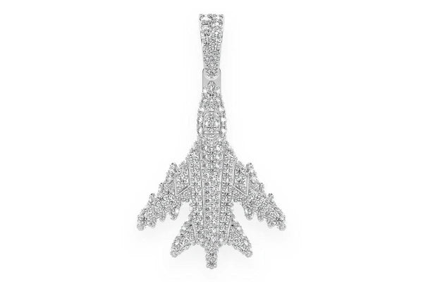 Erkals Jewellers Jet Pendant 18K Gold Diamond 1.25ctw