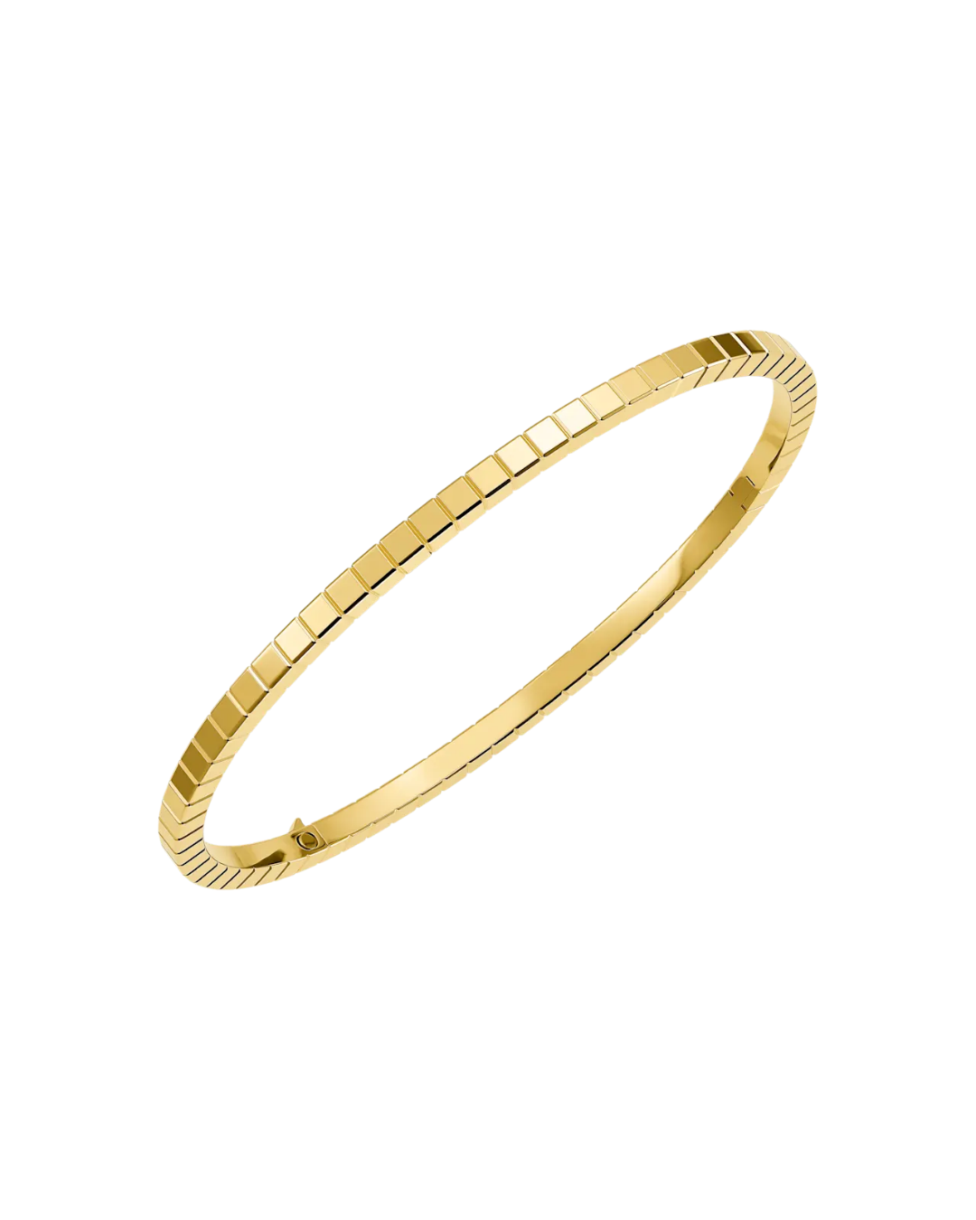 Ice Cube Bangle 18ct Yellow Gold