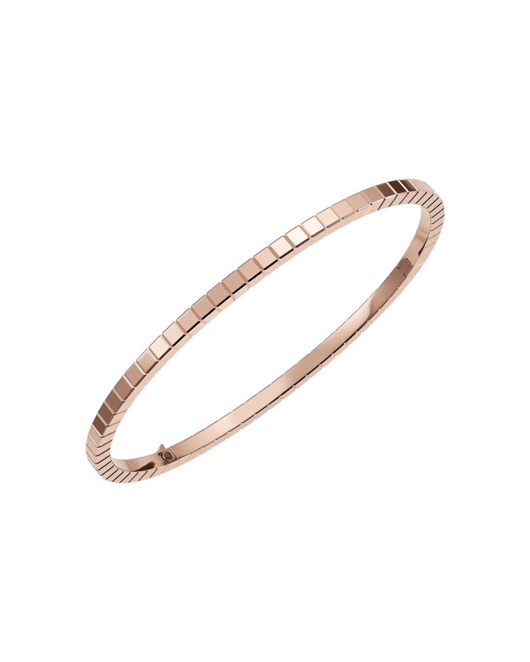 Ice Cube Bangle 18ct Rose Gold