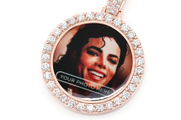 Erkals Jewellers Picture Memory Pendant 18K Gold Diamond 2.75ctw