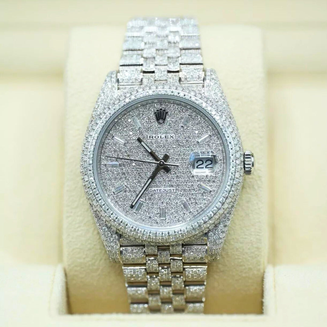 Rolex Datejust 41 126300 HoneyComb Diamond Baguette Dial Jubilee 2024