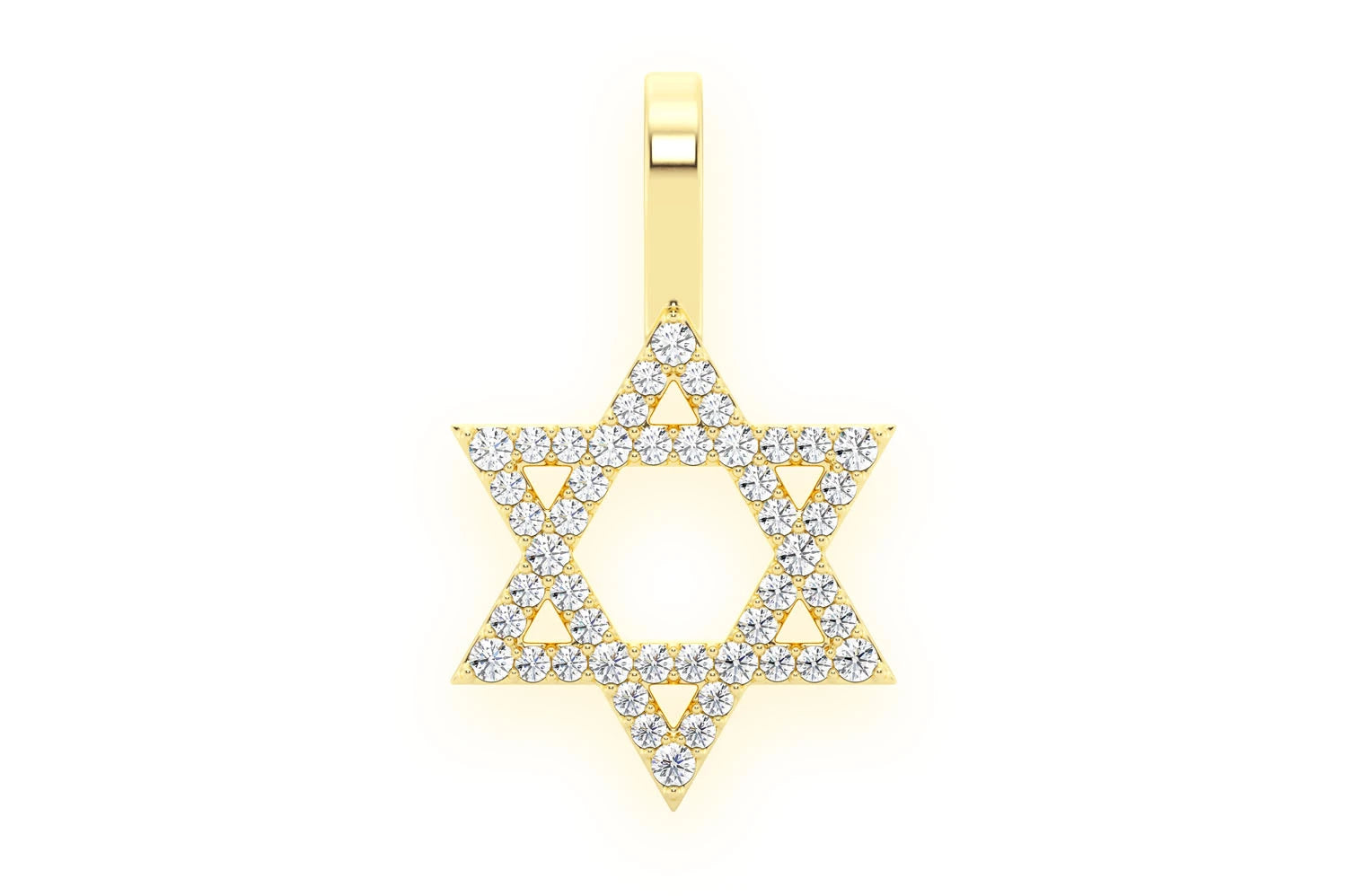 Erkals Jewellers David Pendant 18K Gold Diamond 0.25ctw