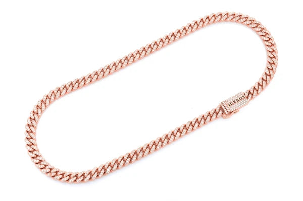 Erkals Jewellers Miami Cuban Link Necklace 8mm 18K Gold 9.00ctw
