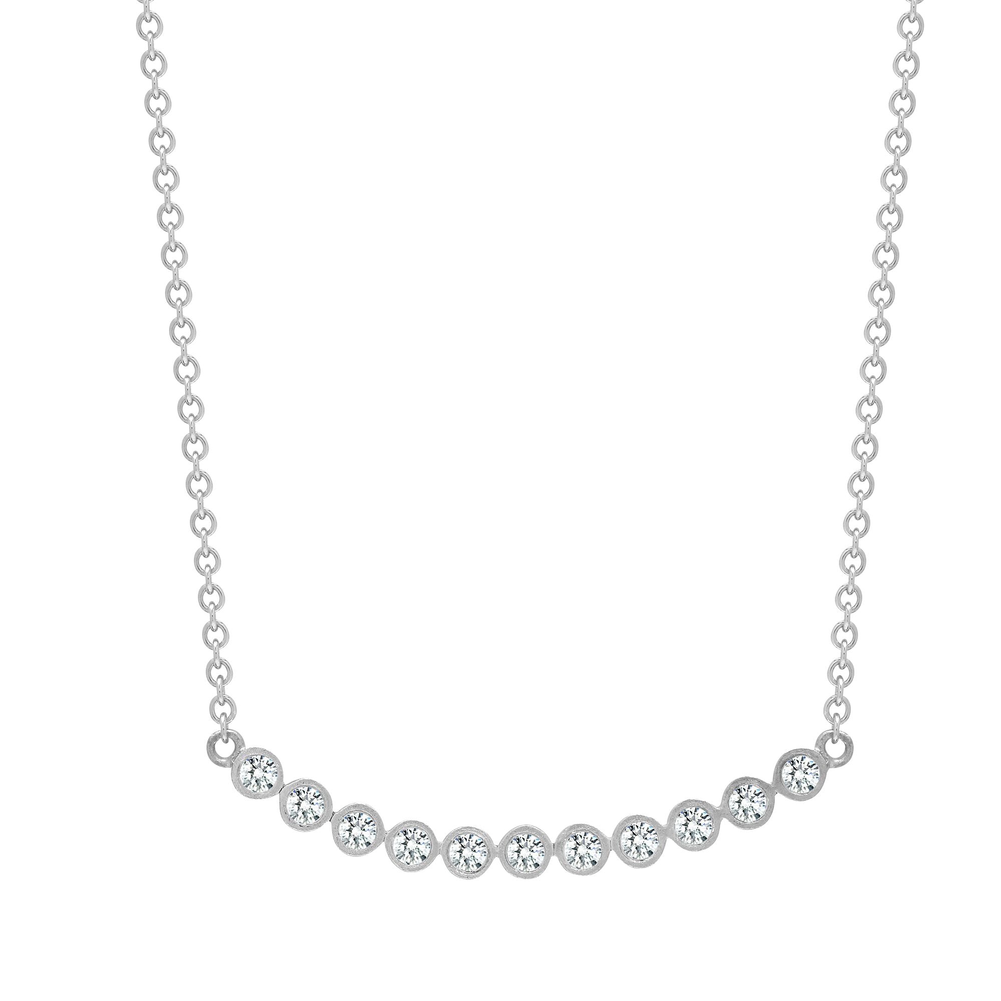 9ct White 0.33ct Natural Diamond Pendant with 17" Chain