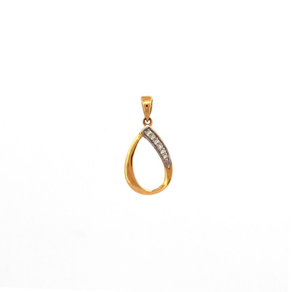 9P168 | 9ct Yellow Gold 0.03ct Diamond Pendant