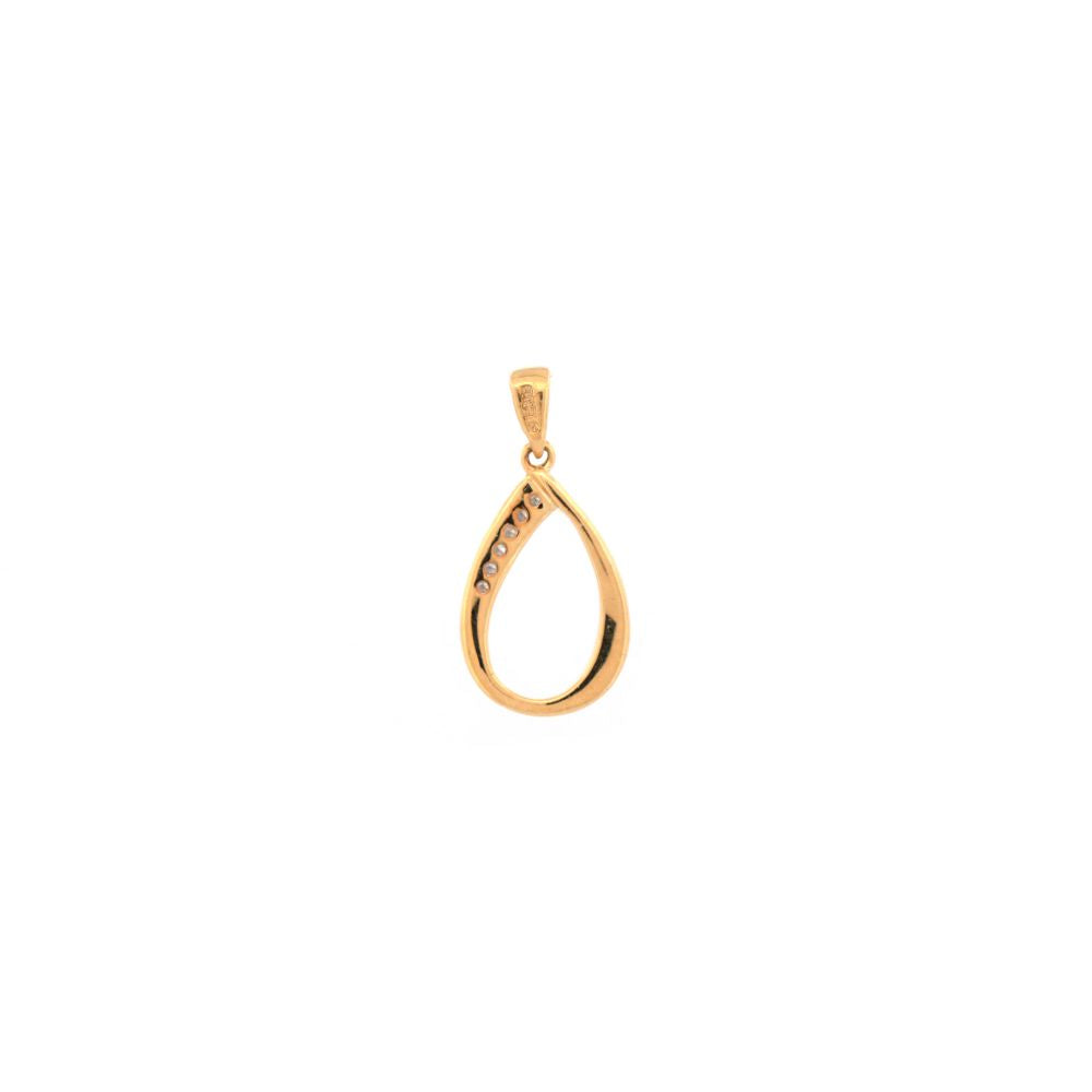 9ct Yellow Gold 0.03ct Diamond Pendant