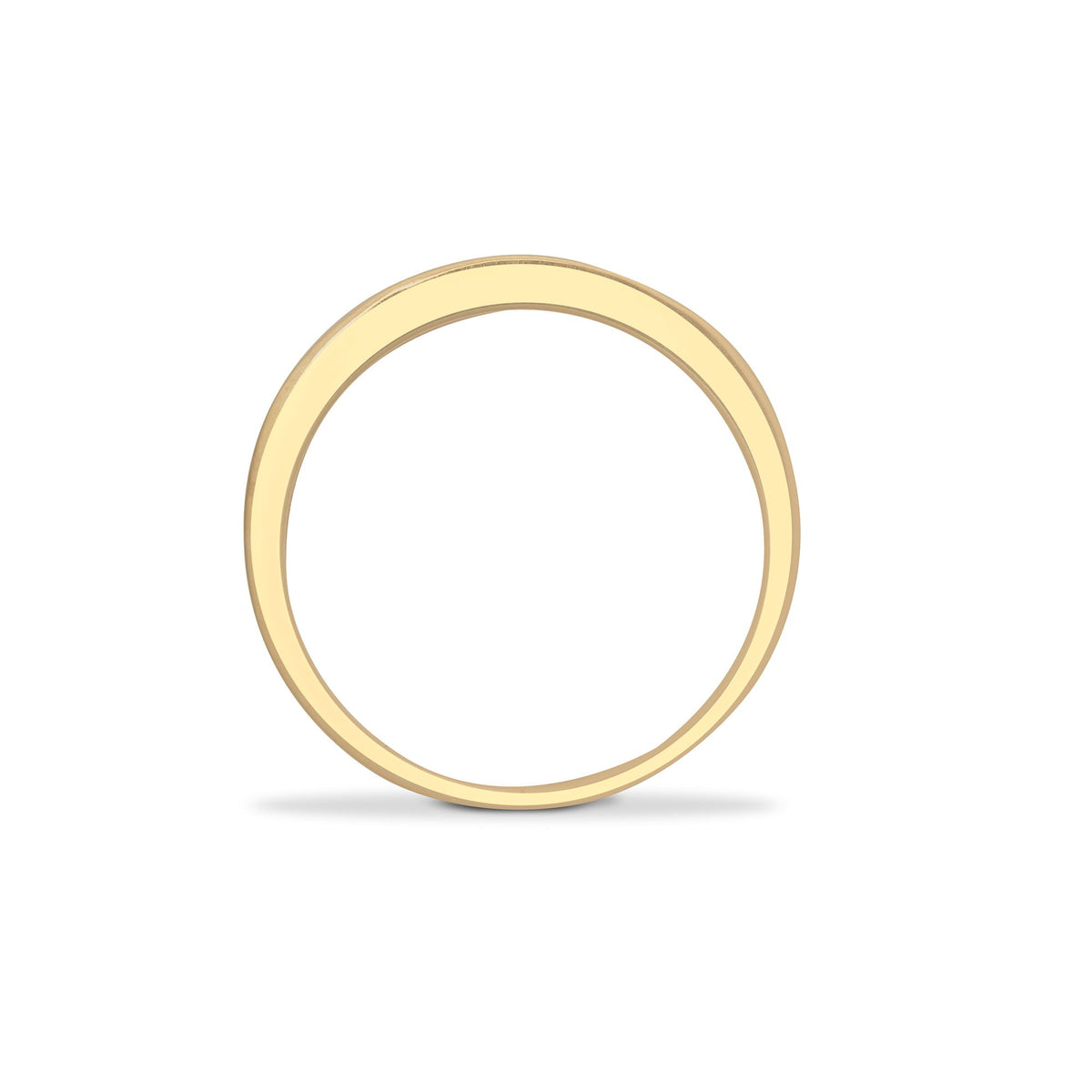 9ct Yellow Gold Natural Diamond Half Eternity Ring