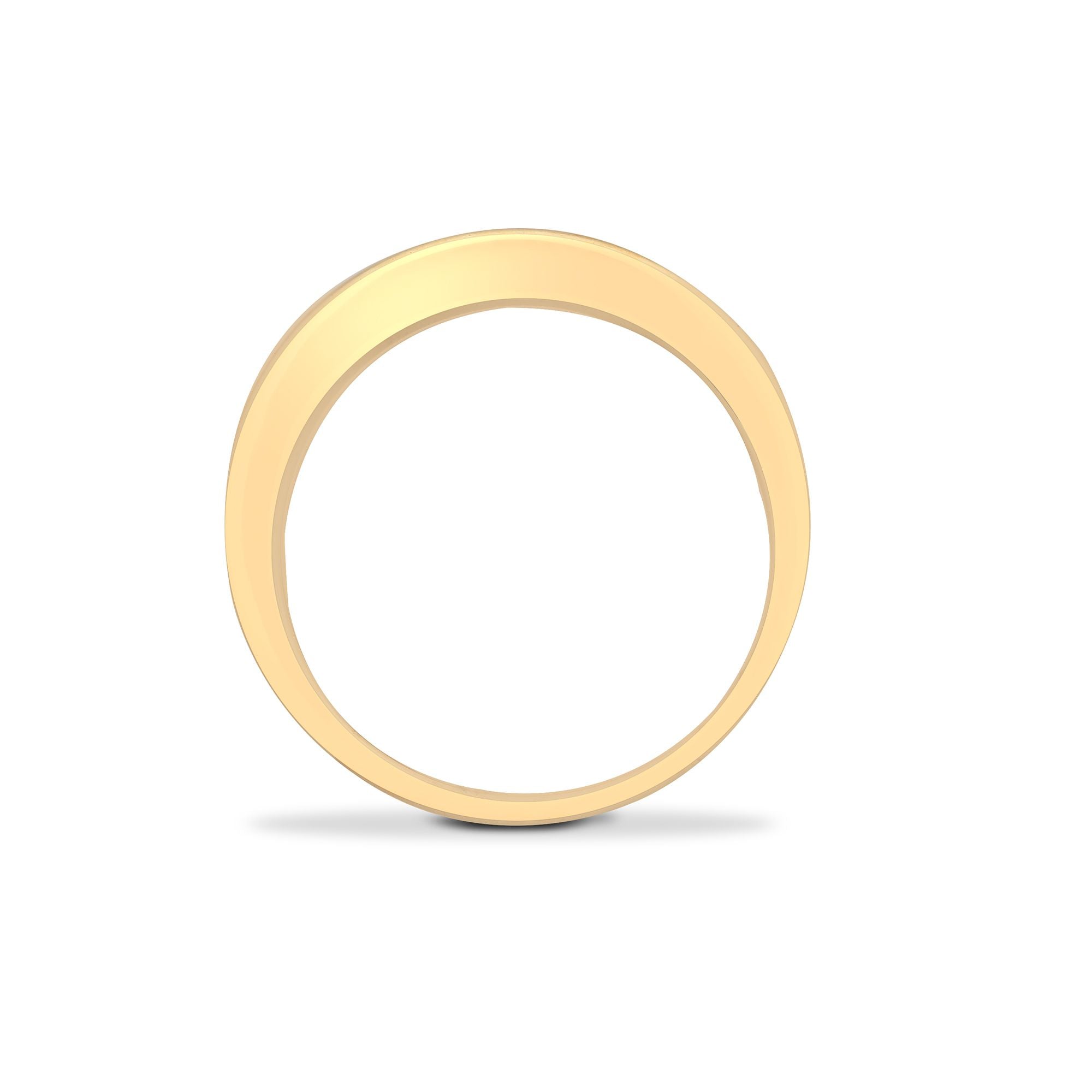 9ct Yellow Gold Natural Diamond Half Eternity Ring