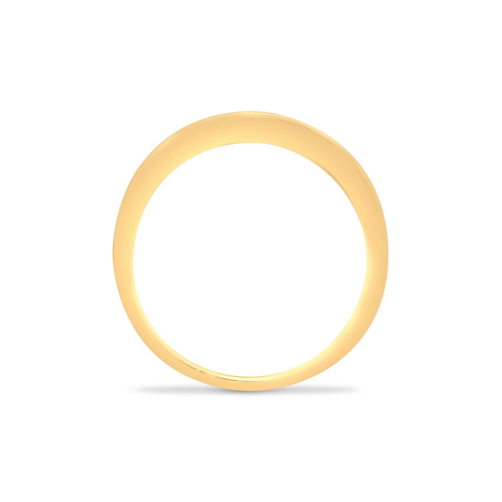 9ct Yellow Gold Natural Diamond 14pts & Sapphire 26pts Channel Set Half Eternity Ring