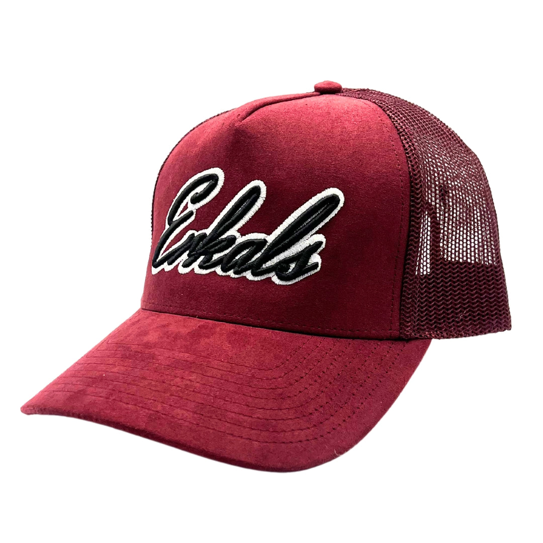 Erkals Signature Burgundy Suede Cap