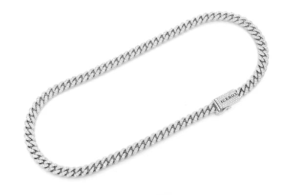 Erkals Jewellers Miami Cuban Link Necklace 8mm 18K Gold 9.00ctw