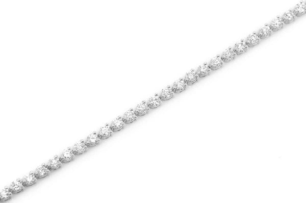 Erkals Jewellers 3pt Prong Set Diamond Tennis Bracelet 18K Gold 2.50ctw